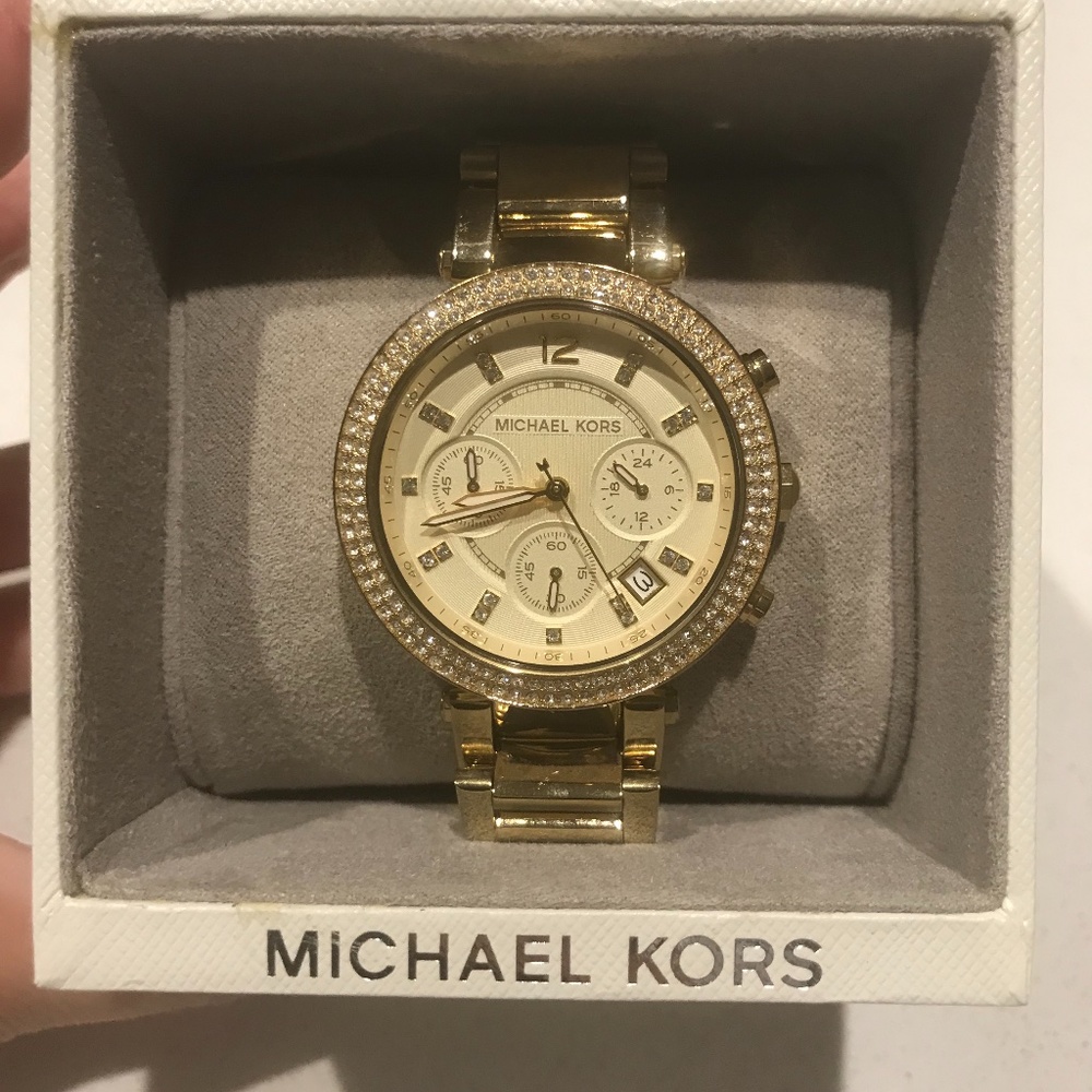 Michael Kors Parker Gold-Tone Watch